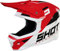 Shot Furious Chase Motocross Helm (Red/White,XL (61/62))