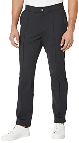 Skechers Men's GO Walk Slip Ins Stretchable Straight Leg Pintuck Zip Fly Pants