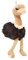 Uni-Toys - Strauß - 28 cm (Höhe) - Plüsch-Vogel - Plüschtier, Kuscheltier