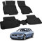 Auto Fußmatten Kompatibel mit BMW 3er F30 2012-2019 Geruchlos 4.5D Passform Allwetter Automatten 5 Teilige | Antirutschmatte Hoher Rand Gummimatten Schwarz Fussmatten Vorne Hinten Autoteppich