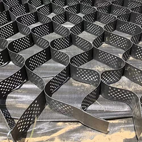 Kiesgitter Kiesmatten Kieswaben Erbsenkiesstabilisierung Zum Auffüllen Von Böden, Gras/ Stein/ Beton, Begrüntes, Durchlässiges Wabengitter Mit Dehnungssystem Für Das Parken Von Kleinlastern, Garten /