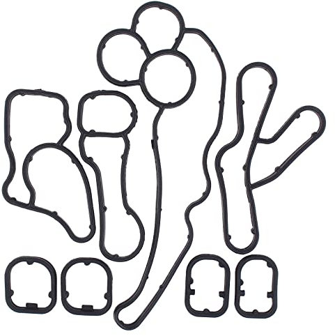 Ölfiltergehäuse Dichtungssatz Ölkühler Dichtung Ölfilter Gehäuse Dichtungen Reparatursatz für F20 F22 E90 F30 E91 E92 F31 F11 F10 F13 F01 X1 E84 X3 F25 X4 F26 X5 F15 X6 F16 R56 R55 R60 R57 R58 R61 R59