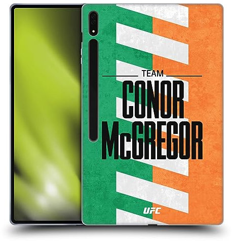 Head Case Designs Offizielle UFC Flagge Von Conor McGregor Kämpferteam Soft Gel Handyhülle Hülle kompatibel mit Samsung Galaxy Tab S8 Ultra