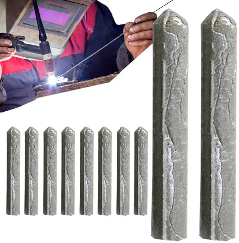 De Soudage Universelle Basse Température, 78 mm 3/6/10 Pièces Tiges De Brasage en Aluminium Aucun Flux Requis Baguettes Fourrées pour Flux De Soudage pour Le Soudage des Métaux
