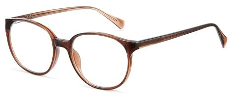 Cyxus Blaulichtfilter Brille Ohne Stärke Herren Damen Mode Computer Schutzbrille Bildschirmbrille Gaming Brille 8149 (Braun)