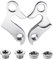 WeddHuis Patte de Dérailleur Arrière de Vélo,2 pièces,alliage d'aluminium de rechange,Vélo de Montagne,arrière dérailleur,Cintre Cadre,Gear Support Arrière,Accessoires de Vélo pour VTT