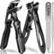 Winkelkopf Nagelknipser für Senioren Dicke Nägel - 16mm Wide Kieferöffnung Nagelzwicker Nail clipper für dicke Nägel, Edelstahl Große Nagelknipser Fußnägel für Senioren Männer mit Fänge
