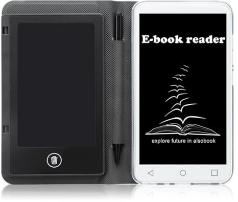 Farb-eReader, Blendfreier 5-Zoll-E-Book-Reader mit Farbiger E-Tinte für Android 5.1, 2+16 GB, 5-Zoll-Farb-Touchscreen, GPS, FM, BT, WLAN, Foto, EBook-Reader für PDF EPUB EPUB3