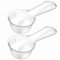 Novaliv Lot de 2 cuillères doseuses en plastique robuste de 30 g - Fabriquées en Allemagne - Dosage précis des poudres et des liquides - Pour la cuisine, le fitness, la maison - Parfait pour le thé,