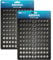 ABSINA 200er Pack Alkaline Knopfzellen Sortiment - 40x AG1 / 60x AG3 / 40x AG4 / 40x AG10 / 20x AG13-1,5V Batterie Sortiment auslaufsicher - Knopfzellen Set gemischt, Batterien Set gemischt