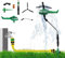 Helikopter-Rasensprenger, 360° rotierender Helikopter-Sprinkler, dekorativer Rasensprenger, einzigartiger Gartensprenger, lustiger Rasensprenger (1 Set)