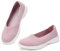 konhill Mocassini delle Donne Comodi Loafers Casual Flats Slip on Knit Scarpe Dressy Scarpe da Passeggio Leggere EU 37 Rosa