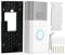 2024 Doorbell No Drill Mount for Ring New Battery Video Doorbell (2024 Release) Adhesive Bell Ring Mounting Bracket Backplate Accessories Kit with Strong Sticky Pad For Door Wall Apartment Home Office