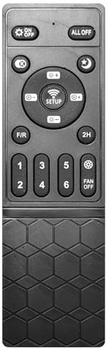 Ceiling Fan Remote Replacement 6 Speed and Timer Control Battery Operated Remote Controller for Home Bedroom Living Room