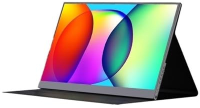 Lizhuzhuzs28 Reisemonitor 14 Zoll HD 2K HDMI USB C Zweiter externer Monitor for Laptop, Telefone, Tablet Bildschirmerweiterung