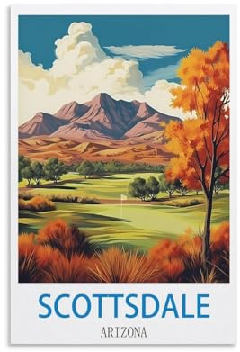 1000-teiliges Golf-Puzzle aus Scottsdale, Arizona Familie und Freunde (38 x 26 cm)