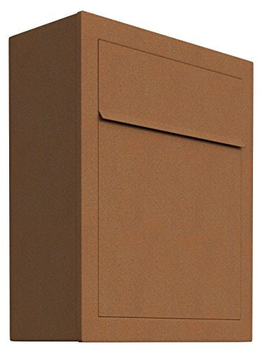 Briefkasten, Design Wandbriefkasten Base Rost - Bravios