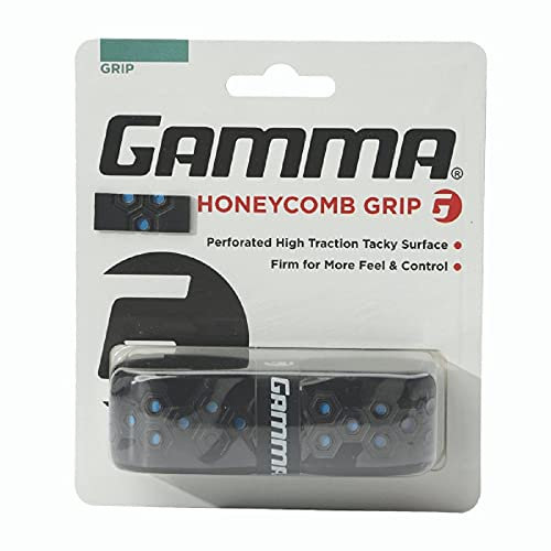 Gamma Honeycomb Cushion Grip schwarz Overgrip, schwaz/blau, One Size