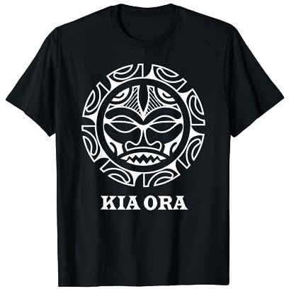Kia Ora Kultur Maori Symbol New Zealand T-Shirt