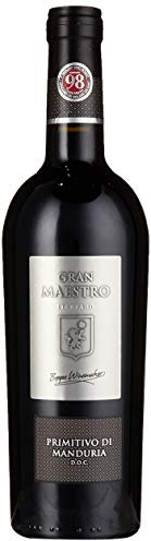 Cielo e Terra Primitivo di Manduria DOC Gran Maestro – Italienischer Rotwein aus Apulien – Vollmundig und trocken (1 x 0,75l)