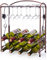 Weinregal freistehend, Metall Kupfer Weinregal, abnehmbare Küche Craft Bar Craft Haushalt verkehrt herum Weinglashalter Wohnzimmer Dekoration Weinregal