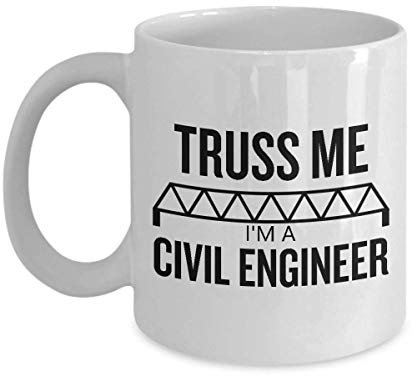 Regalo de ingeniero civil - Truss Me - Regalo divertido - Taza de café