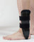 Cavigliera Bivalve Argos Made in Italy | Tutore Cavigliera Bivalve Regolabile con imbottitura Memory Foam | Immobilizzazione Articolazione Tibio-Tarsica & Protezione Caviglia (Sinistra, Nero)