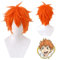 Kurze Orange Fluffy Layered Cosplay Perücken Halloween Rollenspiele Perücken