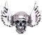 TOSSPER Skull Revers Pin Simple Crâne Halloween Pins Soirée Costume Costume Broche