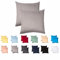 Livessa 2er Set Kissenbezug 80x80 aus%100 Baumwolle Jersey Stoff - Verdeckter Reißverschluss, Kopfkissenbezug 80x80 cm, Kissenhülle, Ultra weich und atmungsaktiv, Oeko-Tex Zertifiziert, Reißverschluss