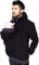 Mann Känguru-Jacke Aus Fleece,Mit Reißverschluss Elastische Manschettenjacke Babytrage Jacke Atmungsaktiv Warm Winter Umstandsmode Umstandsoberbekleidung 1,M