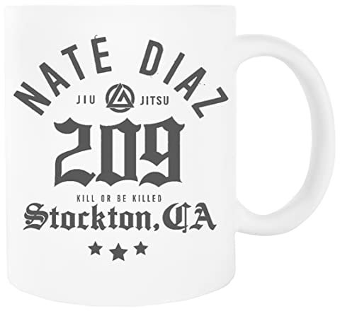 Jinbetee Kill Or Be Killed - Nate Diaz Mug Blanc Ceraminc Gobelet à Boire