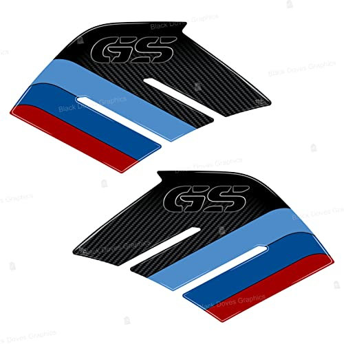 Adesivi 3D Protezioni Laterali compatibile con/sostitutivo per BMW R 1200 GS 2004-2007 (Multicolore)