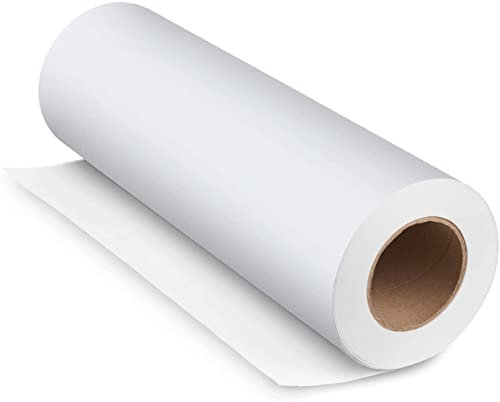 INDIGOS UG - Aufkleber Küchenschränke 50cm x 2m - MATT - weiß - Folie aus hochwertigem PVC Tapeten Küche Klebefolie Möbel wasserfest Schränke Selbstklebende Folie Küchenfolie Dekofolie