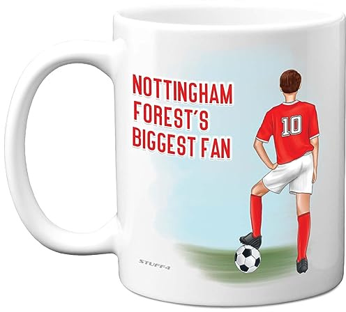 Stuff4 Football Mug Gift for Forest Fans, Footy Biggest Fan | Happy Birthday Mugs Present Gifts for Son Dad Brother Uncle Colleague Friend Cousin
