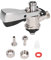 Uadme Beer Keg Coupler, G5/8 S Type Stainless Steel Beer Tap Dispenser with Safety Pressure Relief Valve, Draft Beer Kegerator for Home Bars Pubs Restaurants Brewing System
