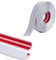 Cornière PVC,1.5x1.5cm Revêtements d'angle Autocollant Plinthe Souple Protection d'angle Bordure d’angle de Mur Bande Décorative pour Plans de Travail,Carrelage, Coin de Mur,Meubles,Blanc 5M
