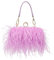 EVEOUT Donna Elegante Pochette da sera in piuma Clutch con catena Borsa a tracolla per Festa prom matrimonio Moda Borsa da sposa