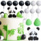 LaVenty Panda Kuchen Deko Pandabär Geburtstag Party Dekoration für Jungen Mädchen Geschenk Pandabär Tortendeko (schwarz und weiß)