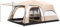 KinZon Campingzelt für 10 Personen, wasserdicht, großes Familienzelt mit 2 Schlafzimmern, 6 großen Netzfenstern, für Picknick, Camping (Beige, 6-8 Personen (380 x 260 x 200 cm))