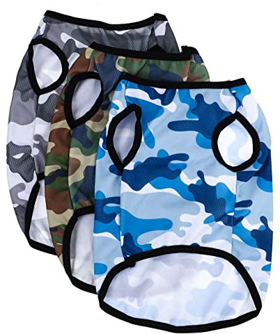 Supvox Haustierweste Camouflage Hundeweste Hundekleidung Haustierbekleidung Zufällige Farbe
