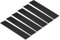 PATIKIL 10x2 Blank Name Plates, 6 Pack Custom Engraved Name Plate Rectangle Laser Engraving Blanks for Personalized Nameplates Office Desk DIY Painting Supplies, Black, White