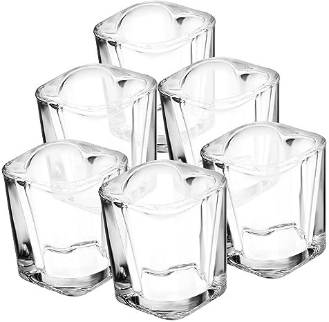 LABRIMP Cute Shot Glass Set Heart Shaped Drinking Glasses 45ml Espresso Shot ES for Bar Parties
