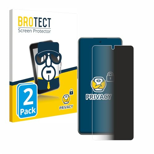 BROTECT Blickschutzfolie für OnePlus 10T 5G | 2 Stück Anti-Spy Displayschutz Made in Germany Smartphones und Handys Privacy Screen Protector Blaulichtfilter Klare Folie