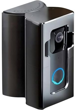 siduytin No Drill Ring Doorbell Mount Durable Construction Anti-Theft Ring Doorbell Mount No Drill Ring Doorbell No Drill Mount, 2