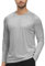 Tyhengta Sonnenschutz Shirt Herren UV Rashguard Leichte Badeshirts Langarm UV-T-Shirt UPF 50+ Strand Surfing Shirts Hellgrau,XL
