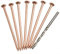 Gdfnmogo Tree Killer Nails, Copper Nail Tree Stump Killer, Pure Copper Nails, Effective Root For Killing With 3.15 Inch Copper Nails, Removing Stump Root(15pcs)