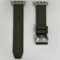 Anlinser Compatibile con Cinturino Apple Watch Ultra 2/1 49mm 46mm 45mm 44mm 42mm, Cinturini Sportivo Silicone Robusto per iWatch SE Serie 10 9 8 7 6 5-1 (Verde Militare)