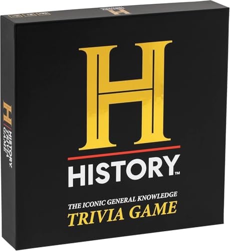 HISTORY Channel Trivia Game – 2000+ General Knowledge Questions | Official HISTORY Channel Trivia Card Game & Party Game for Adults, Families & Board Game Night – Great Gift for Dad & History Buffs