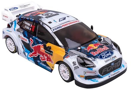 Nikko Elite Ford Puma Hybrid Rally WRC 2024 – Voiture Télécommandée 1:14 – 24 km/h – Recharge USB-C – Suspension Métal – Télécommande 40 Canaux – Dès 8 Ans